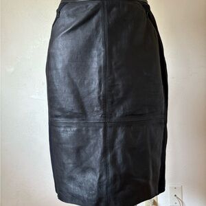 Halogen Black Knee-Length Pencil Skirt